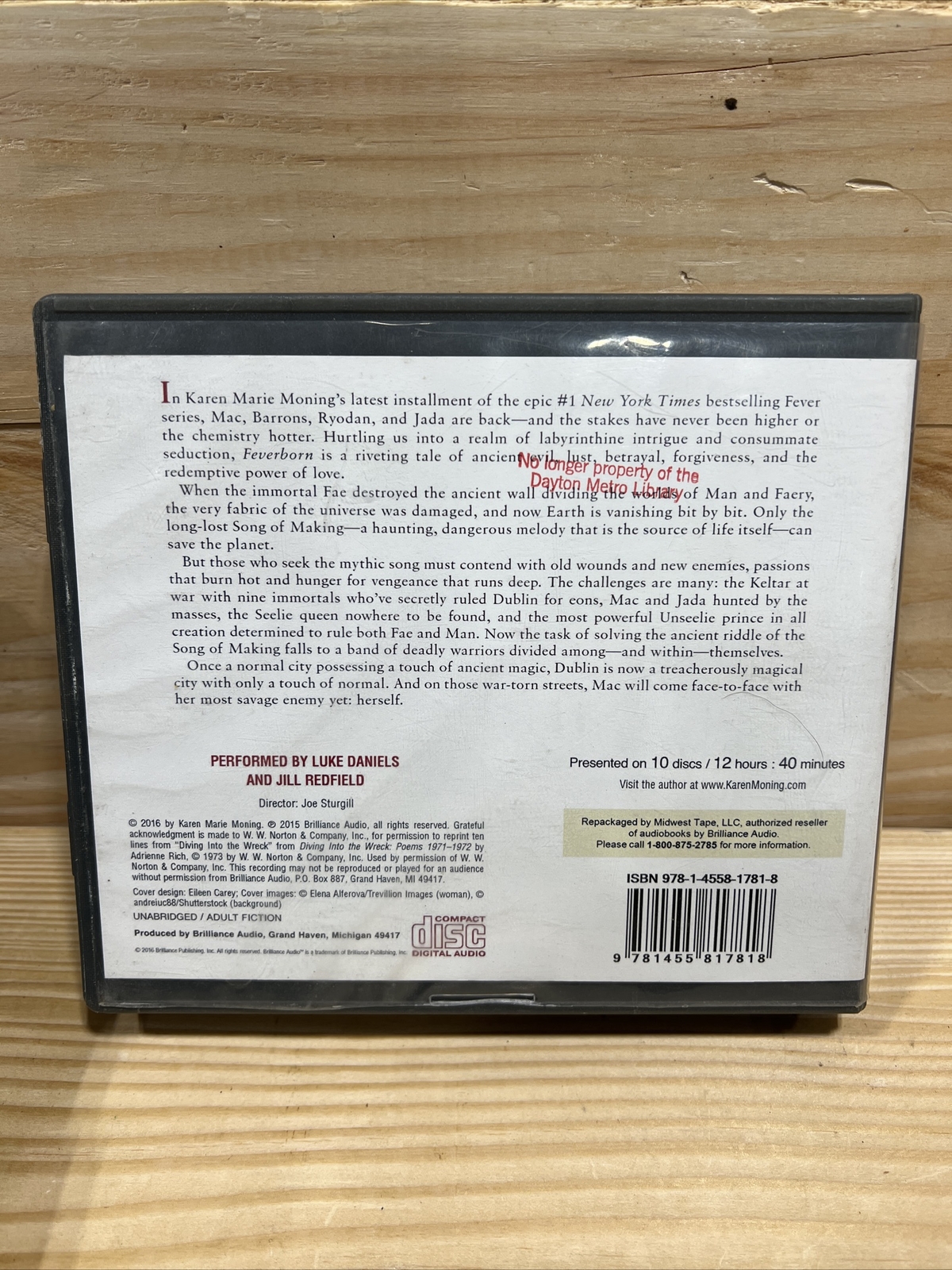 Feverborn (Fever Series) (AUDIO CD)