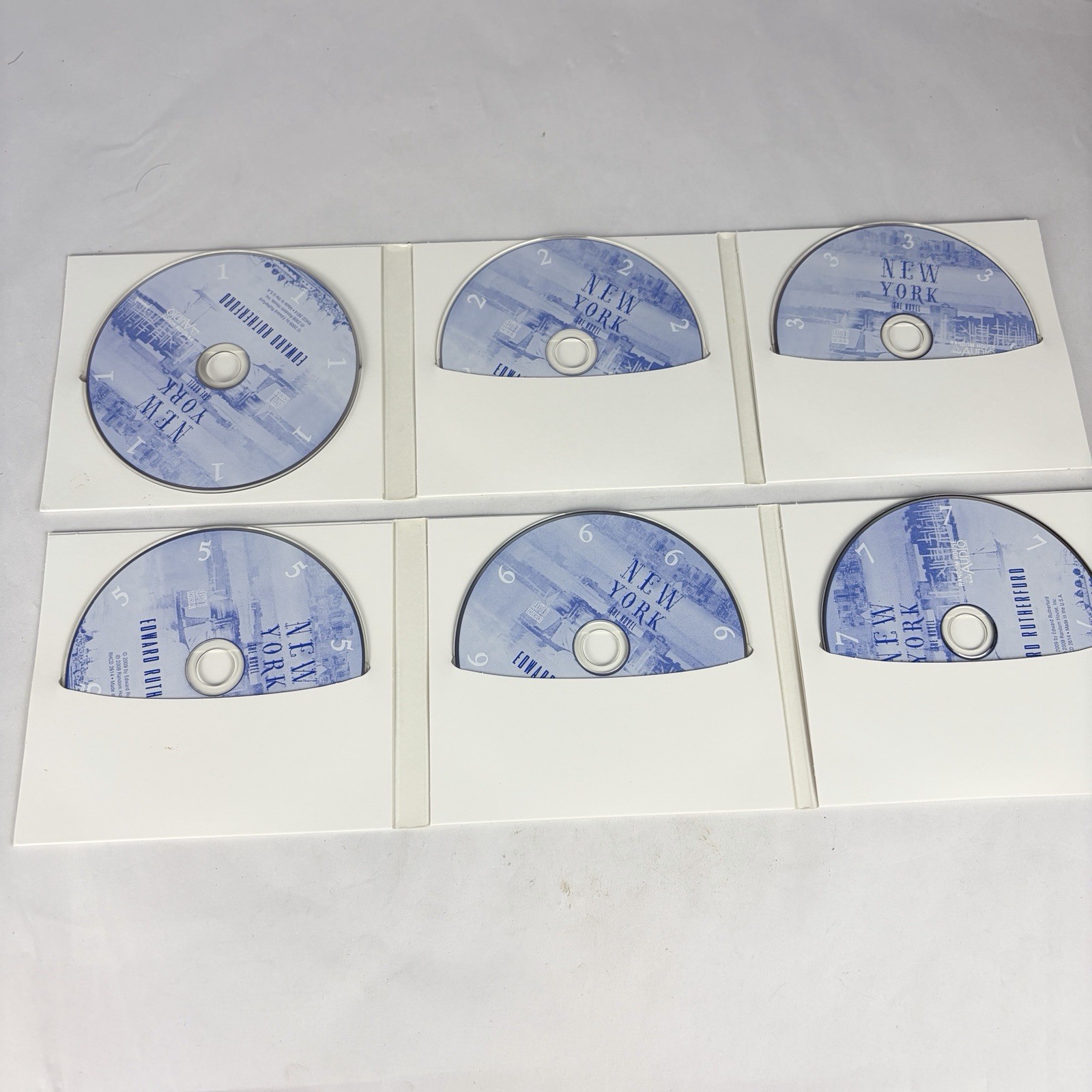 NEW YORK THE NOVEL — Edward Rutherford — Audiobook 8 CDS 9.5 Hours