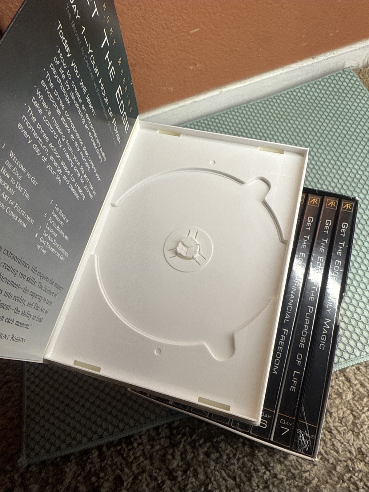 Anthony Tony Robbins Get The Edge InComplete CD Box Set MISSING DISC 1