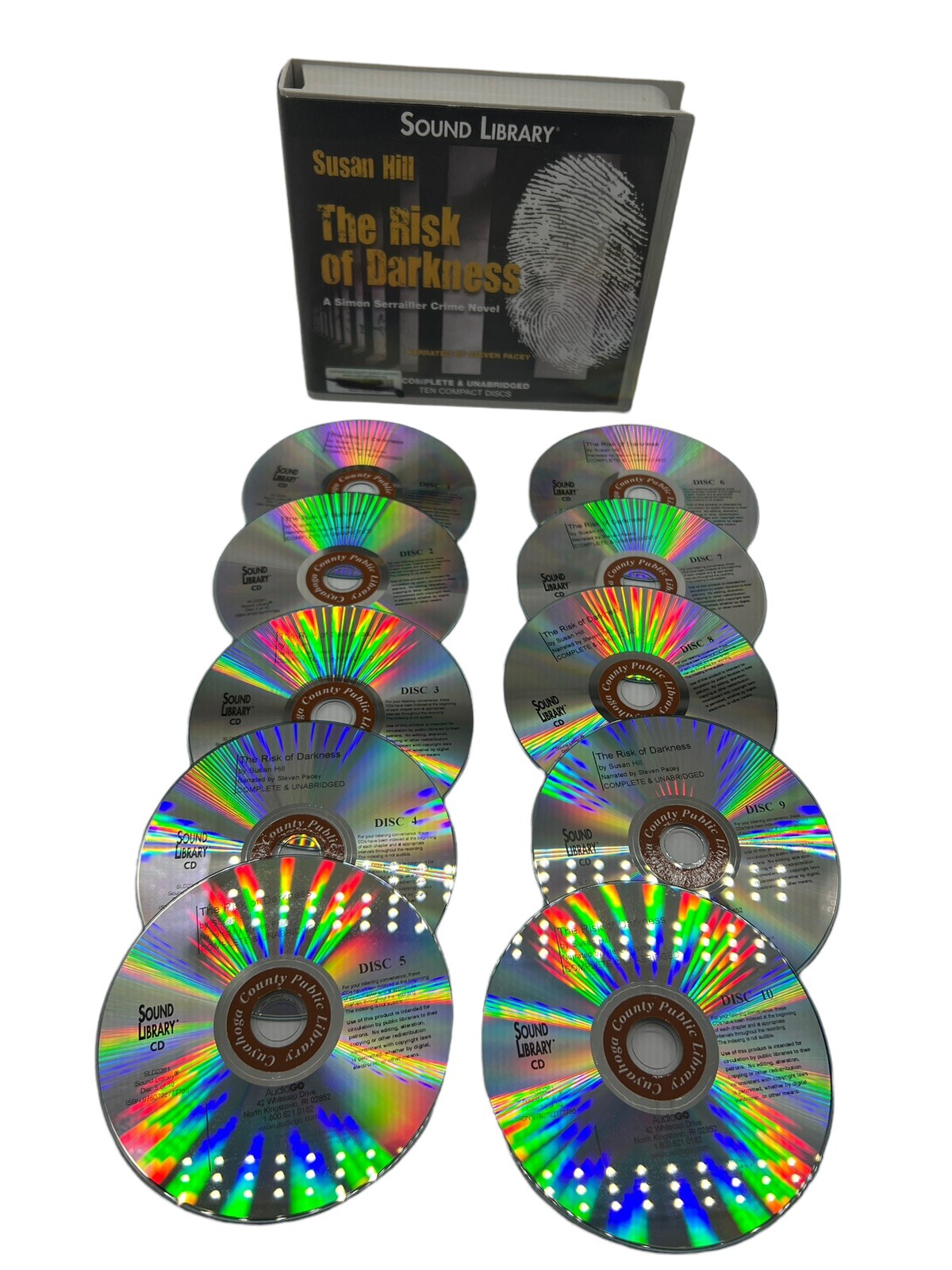 The Risk of Darkness by Susan Hill Unabridged Audio Book CD Simon Serrailler