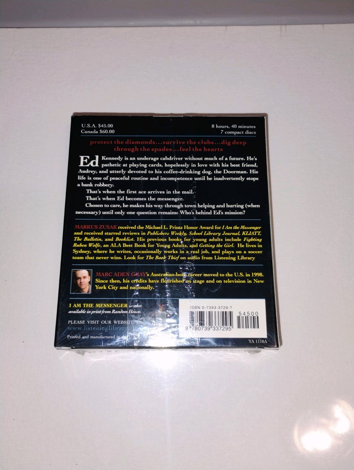I Am the Messenger by Markus Zusak (Compact Disc, Unabridged Edition)