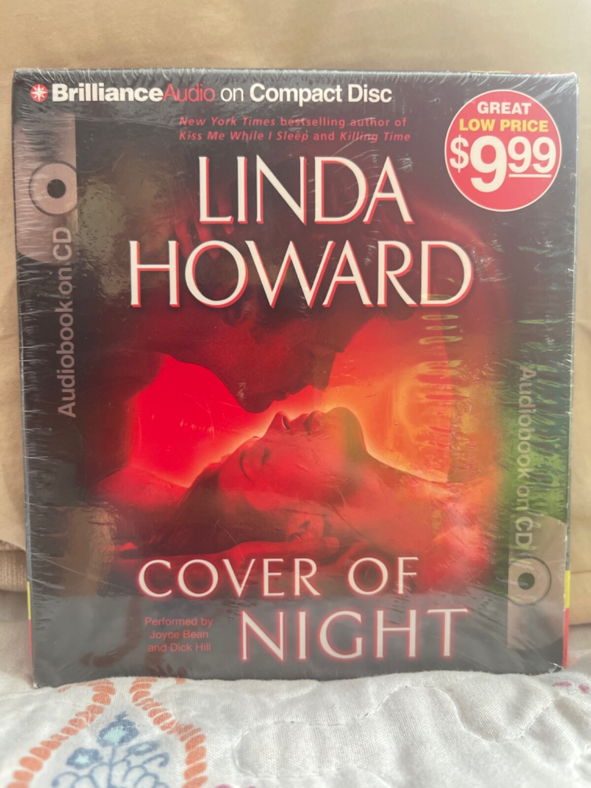 Shelf199 Audiobook~Cover of night — Linda Howard — abridged- 5 CDs