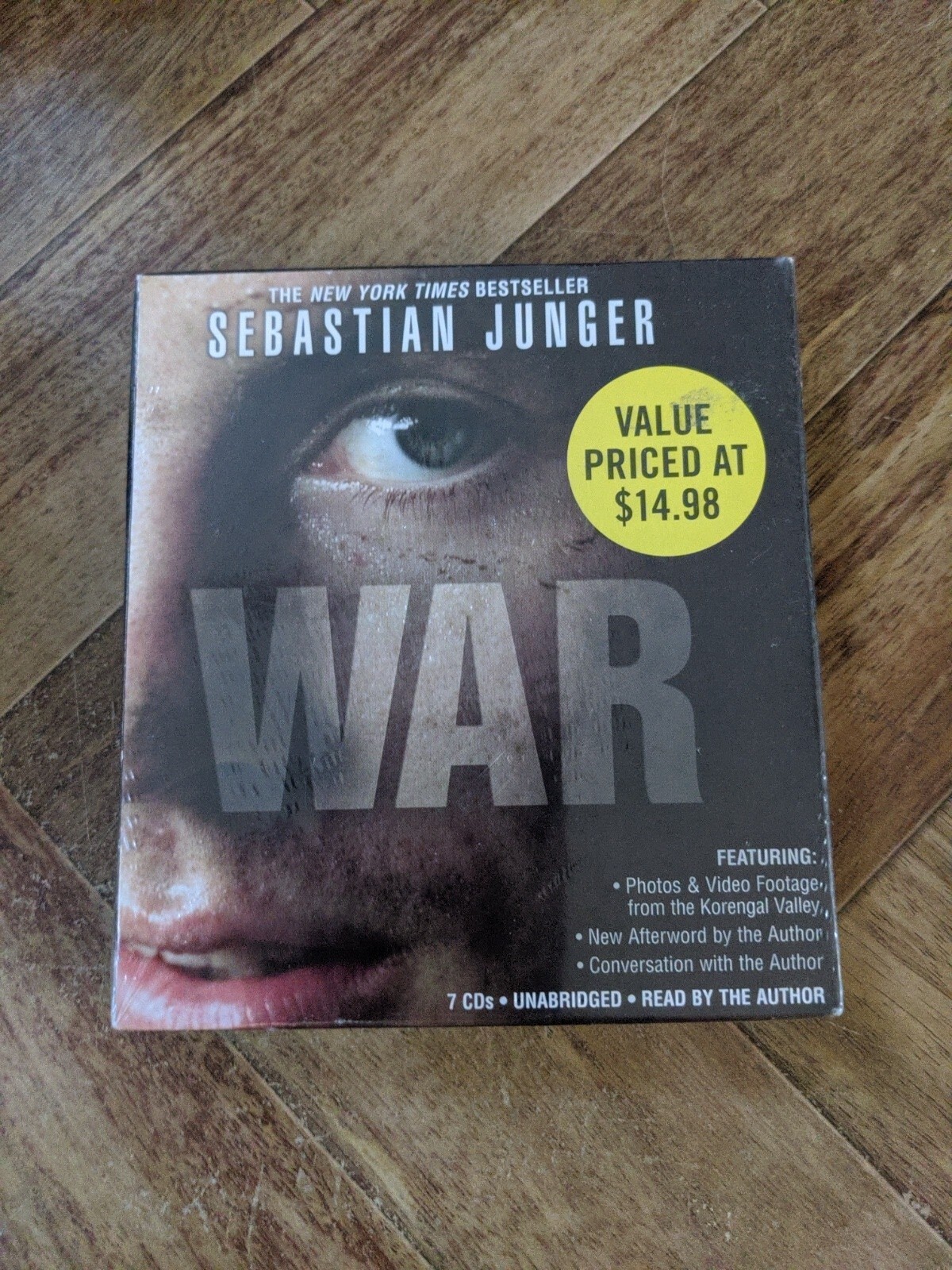 WAR- 7 CD’S BY SEBASTIAN JUNGER 2011 COMPACT DISC UNABRIDGED EDITION-NEW SEALED