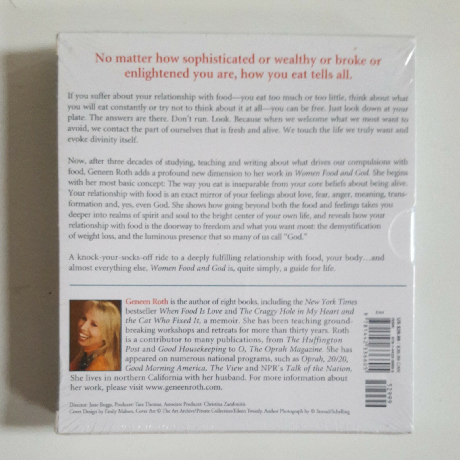 Women Food & God An Unexpected Path to Almost Everything by Geneen Roth Audio CD