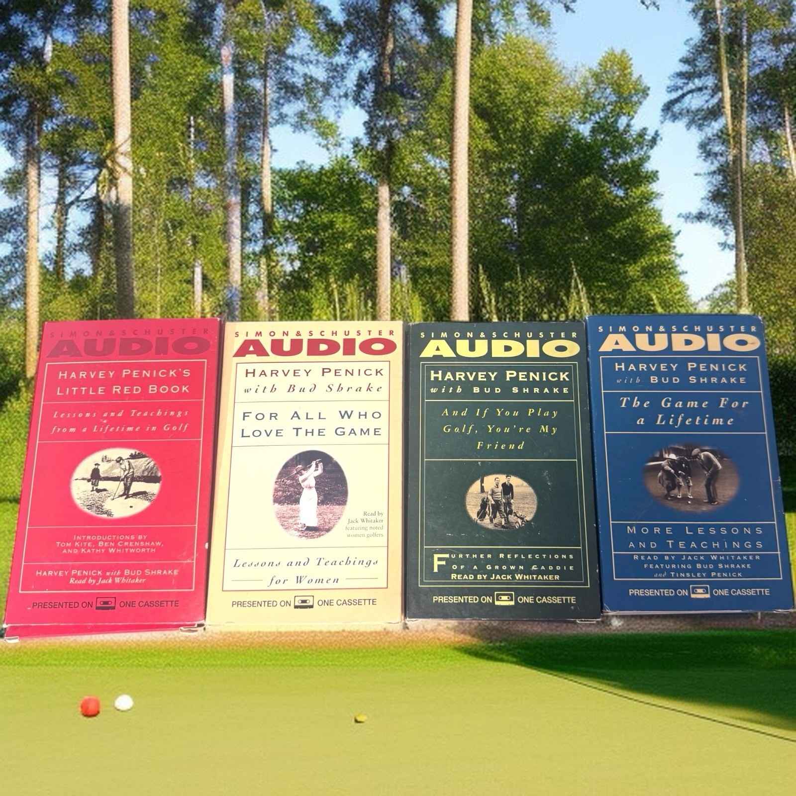 Harvey Penick Golf Set Audio Cassette Tapes Reflections Lessons Teachings 1990s
