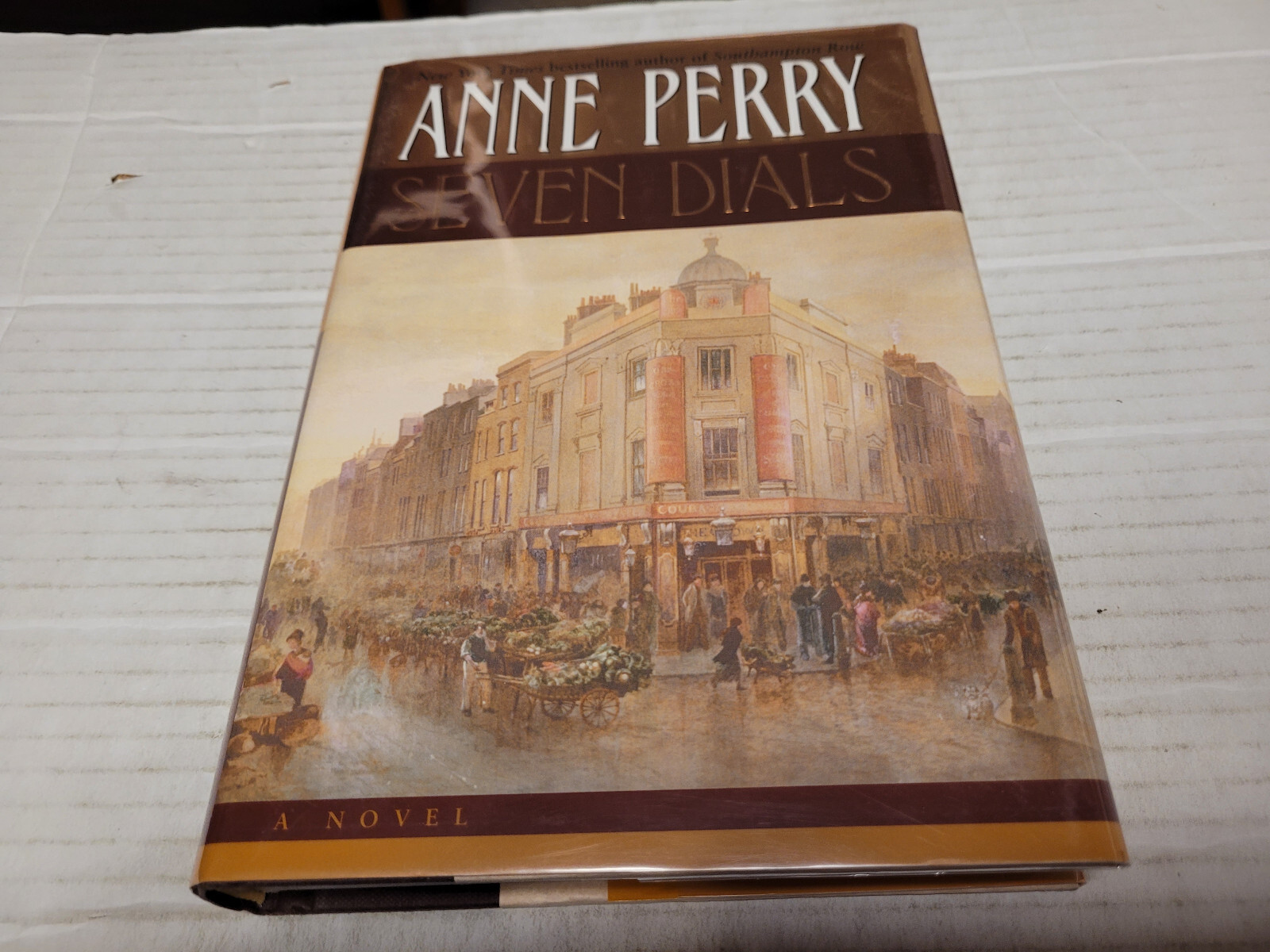Seven Dials by Anne Perry (2003, Hardcover) SIGNED 1st/1st