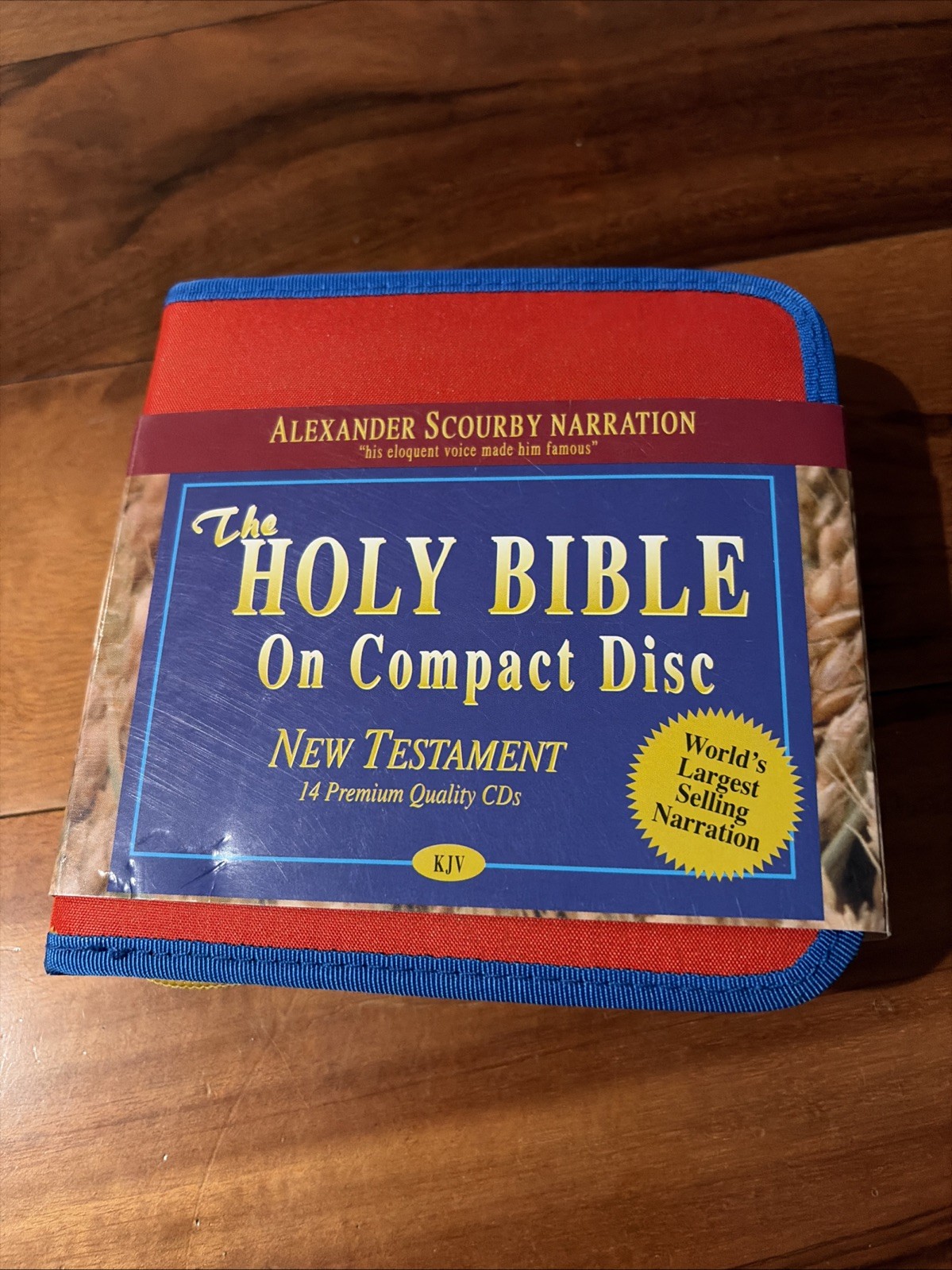 The Holy Bible New Testament Alexander Scourby Audiobook 14-CDs Set KJV
