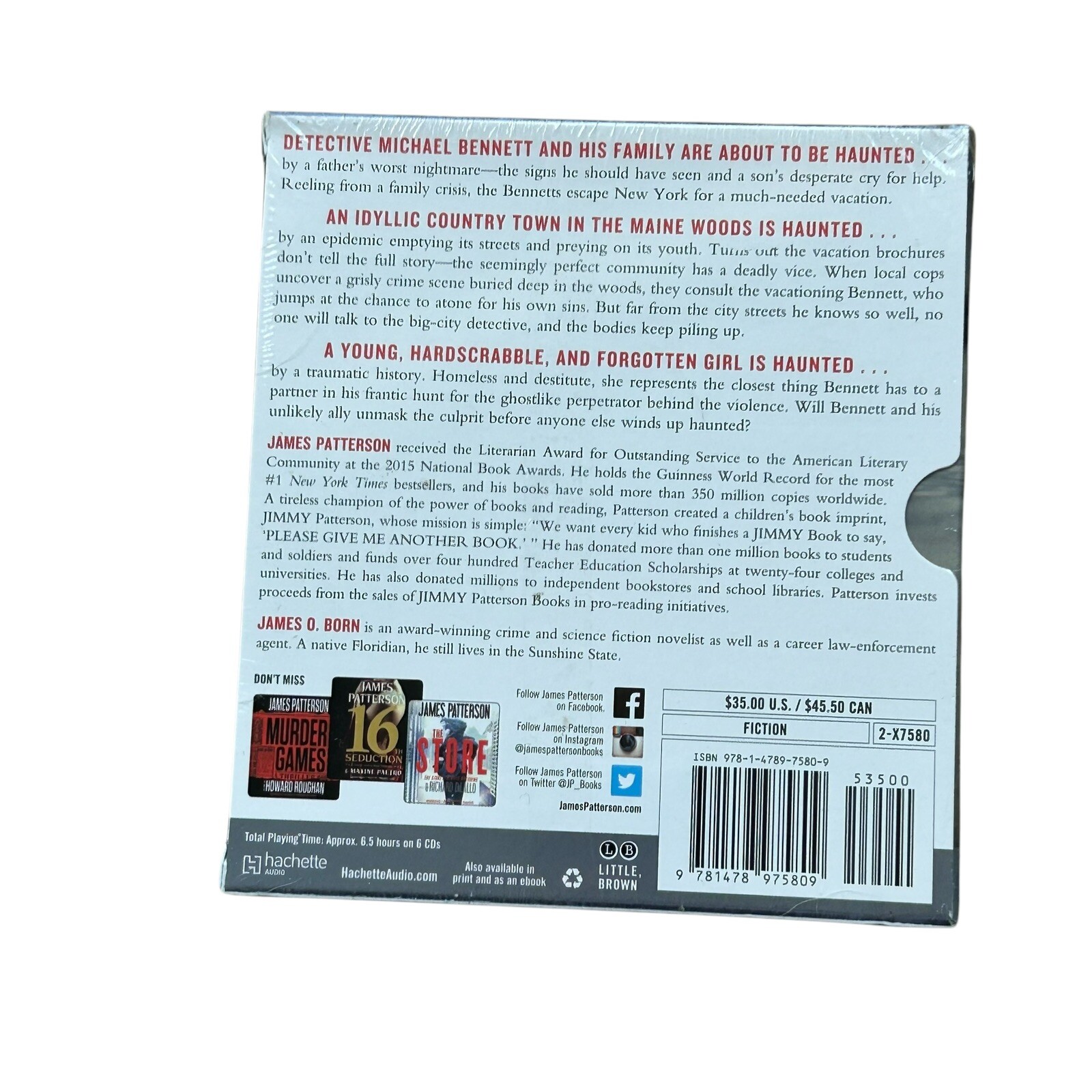 A Michael Bennett Thriller Ser.: Haunted by James O. Born and James Patterson CD