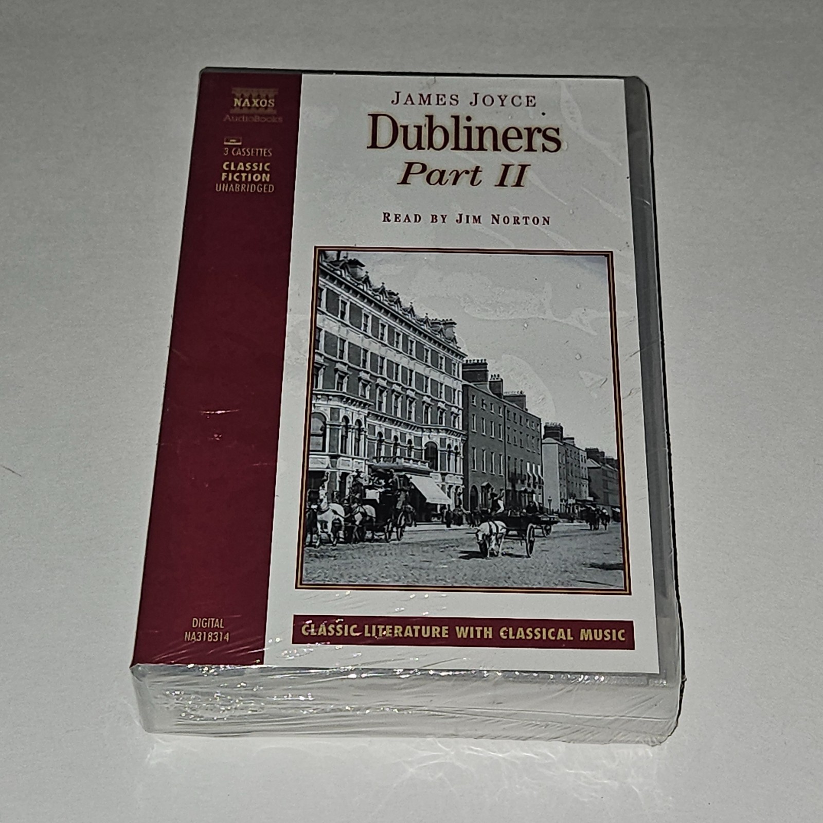 NOS VTG James Joyce Dubliners Part II Unabridged 3 Audio Cassettes SEALED