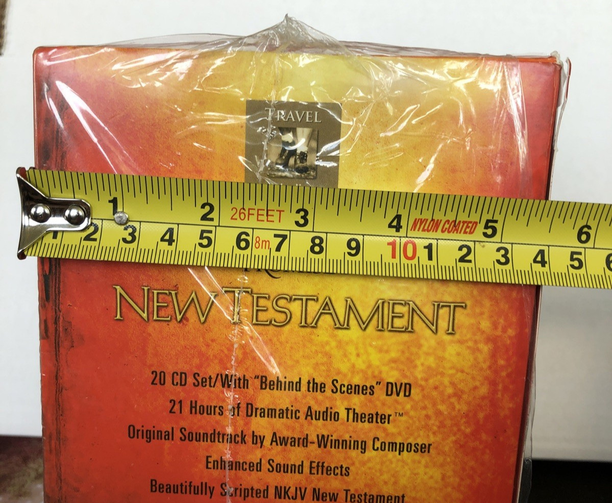 New Testament NKJV Bible Audio 20 CD Collector’s ED The Word of Promise SEALED