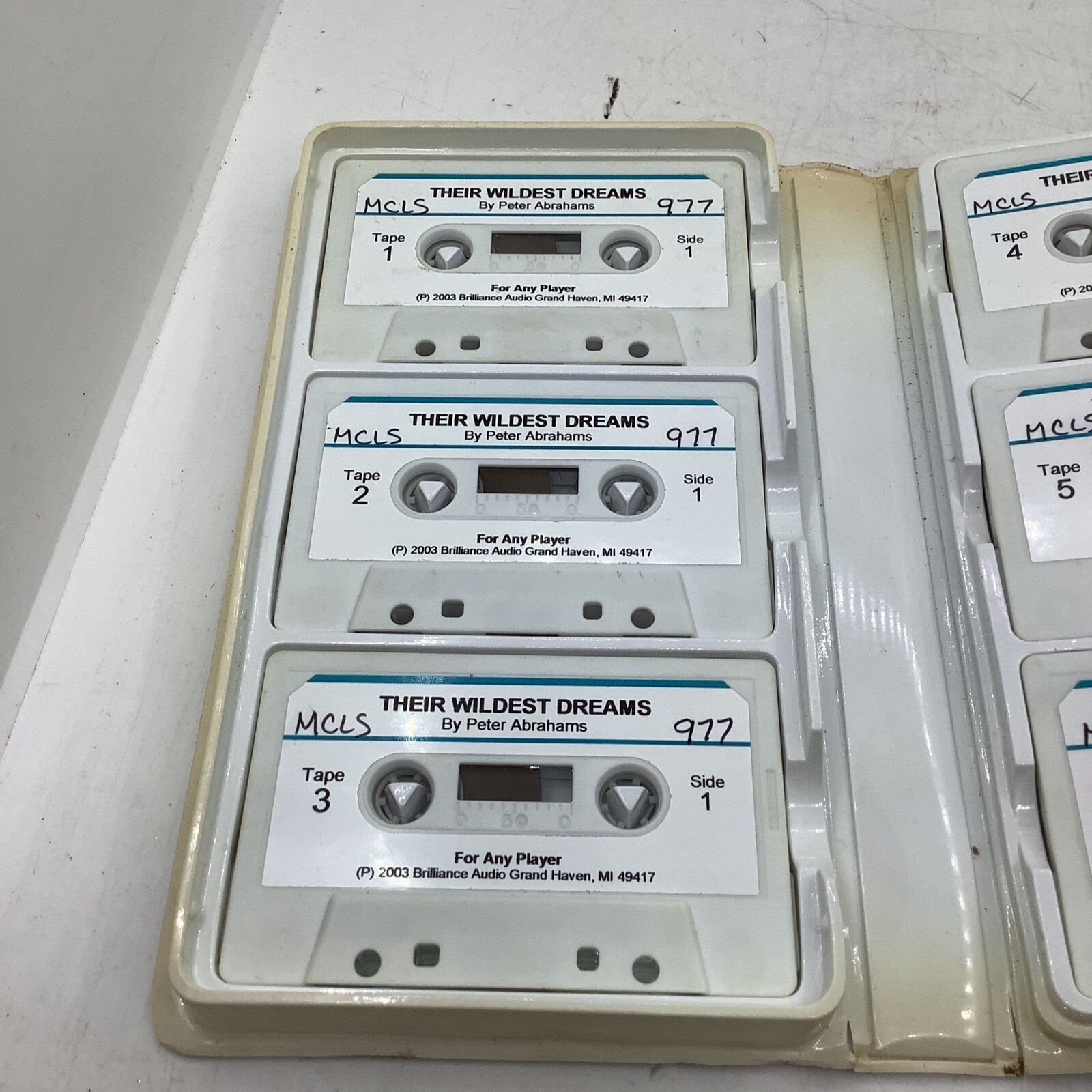 Their Wildest Dreams — Peter Abrahams — Unabridged Cassette Audiobook