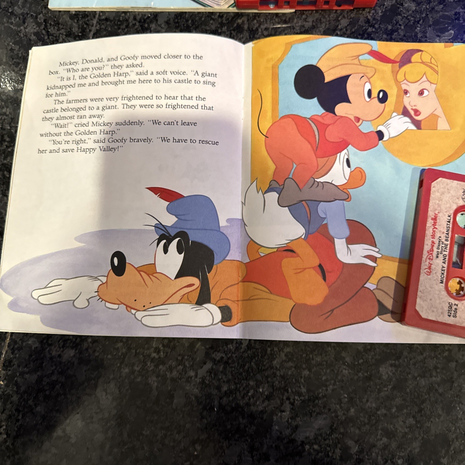 Disney — Read-Along Storybooks & Cassette Tapes-2 Books 2 Tapes (set)