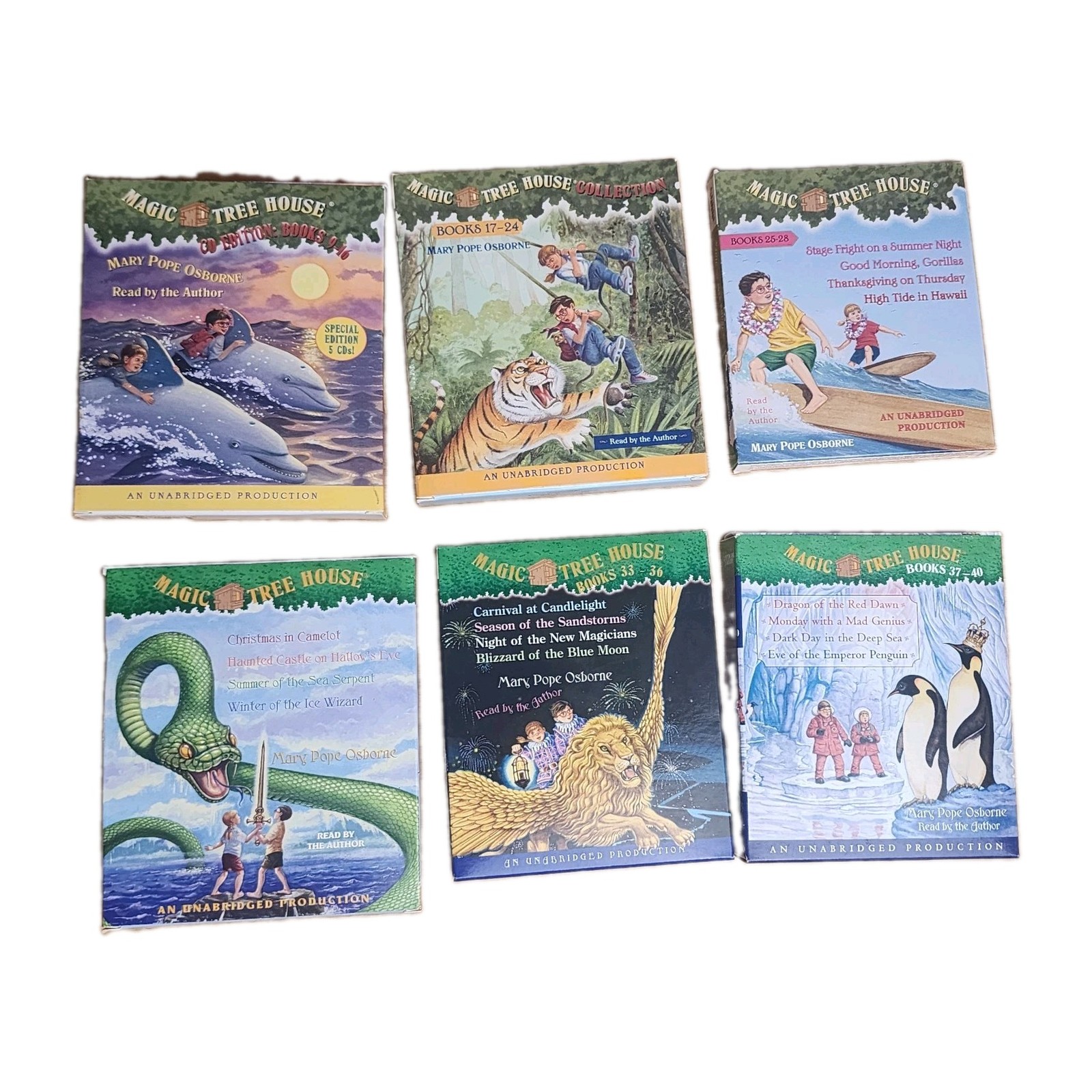 MAGIC TREE HOUSE 9-40 Unabridged Audiobooks On CD Mary Pope Osborne