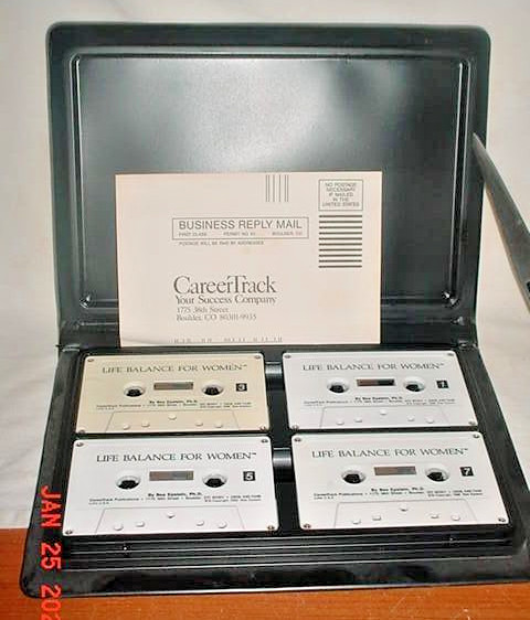 LIFE BALANCE FOR WOMEN BEE EPSTEIN 4 AUDIO CASSETTE CAREER FAMILY ADVICE SEMINAR