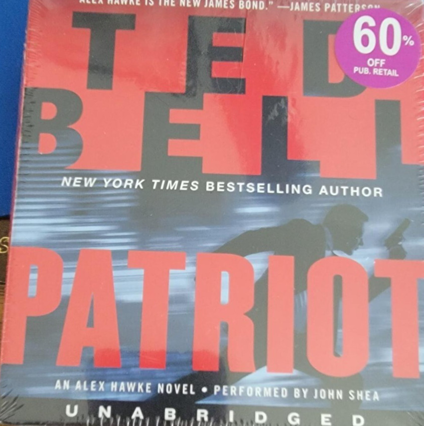 Patriot by Ted Bell Audio Book CD — New Sealed Box