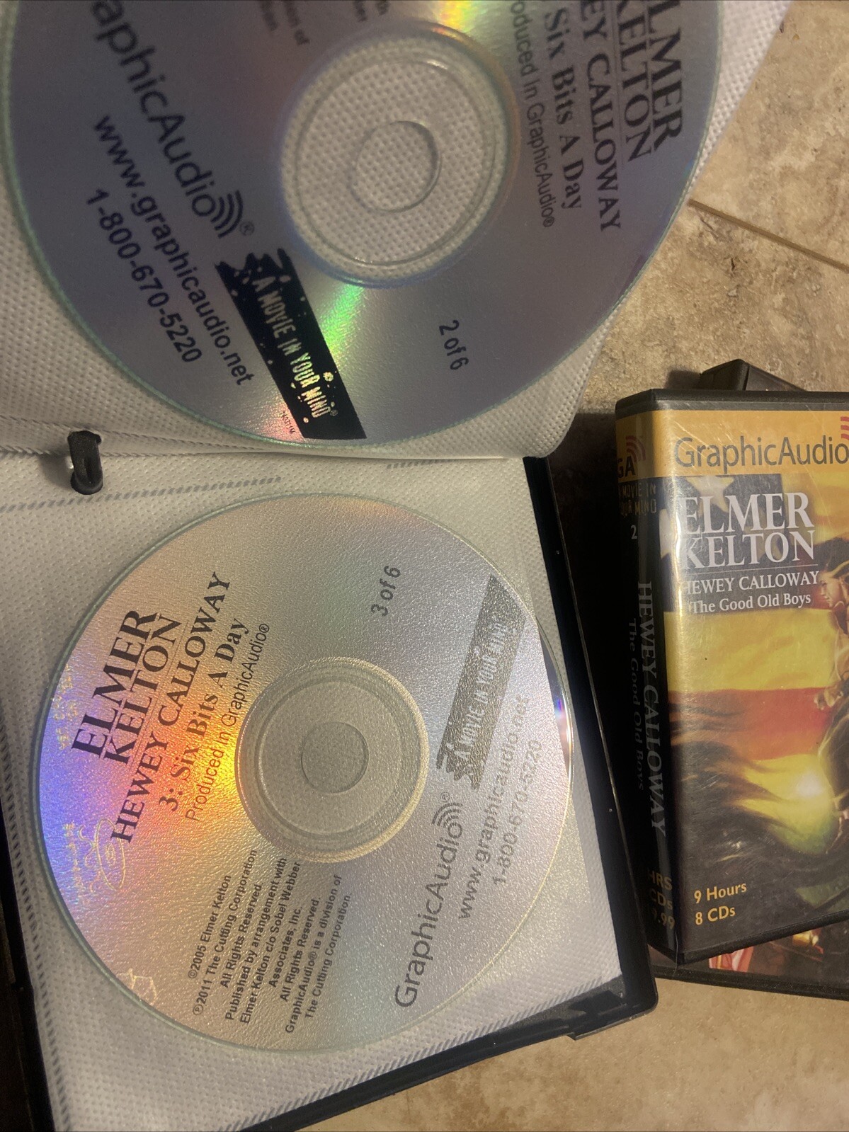 Hewey Calloway 1, 2, 3 Audio Cd Book Lot Of 3 Elmer Kelton 21 Cds Western Set