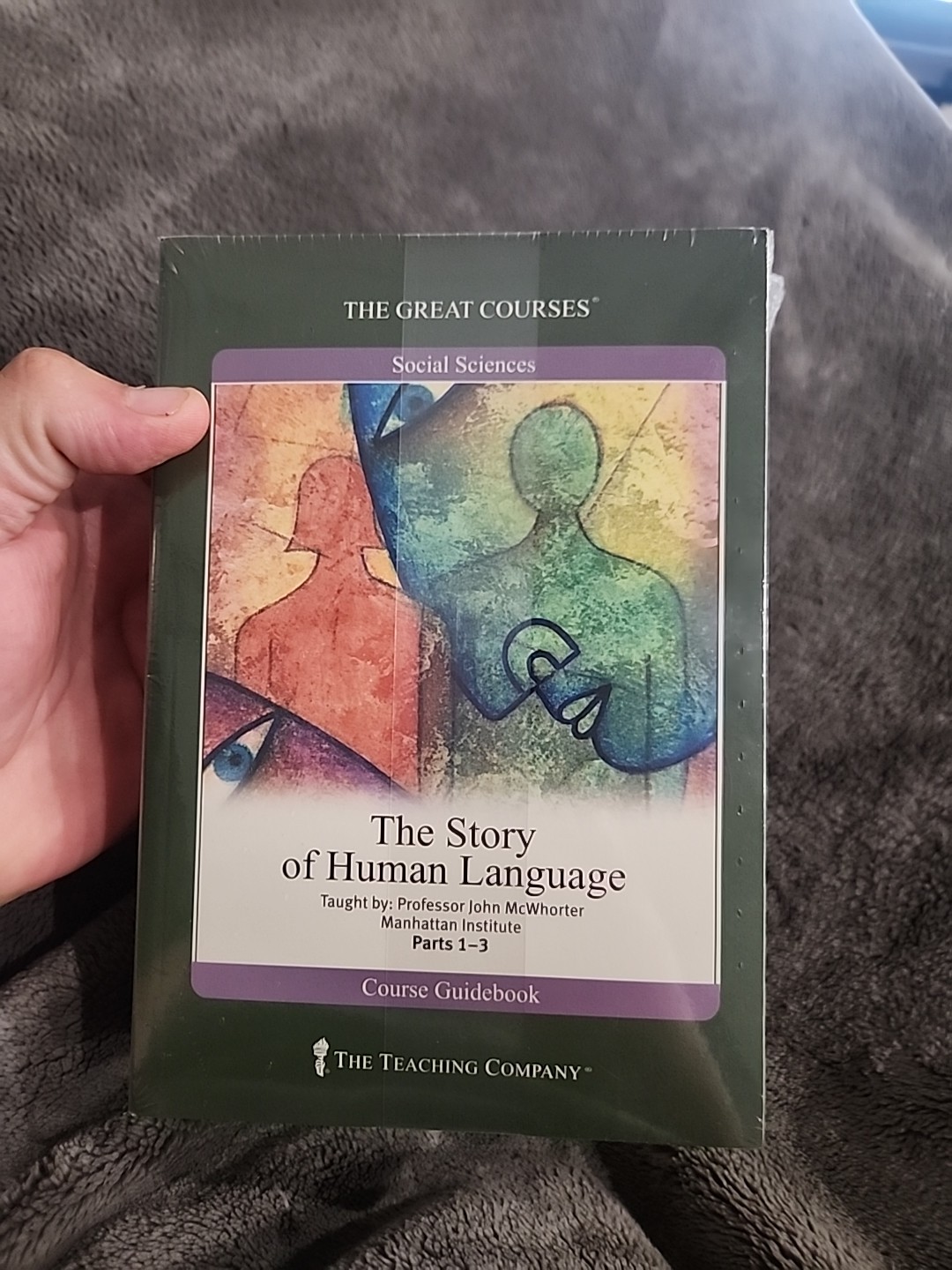 Great Courses CD Part 1 2 3 & Book THE STORY of HUMAN LANGUAGE — Brand New