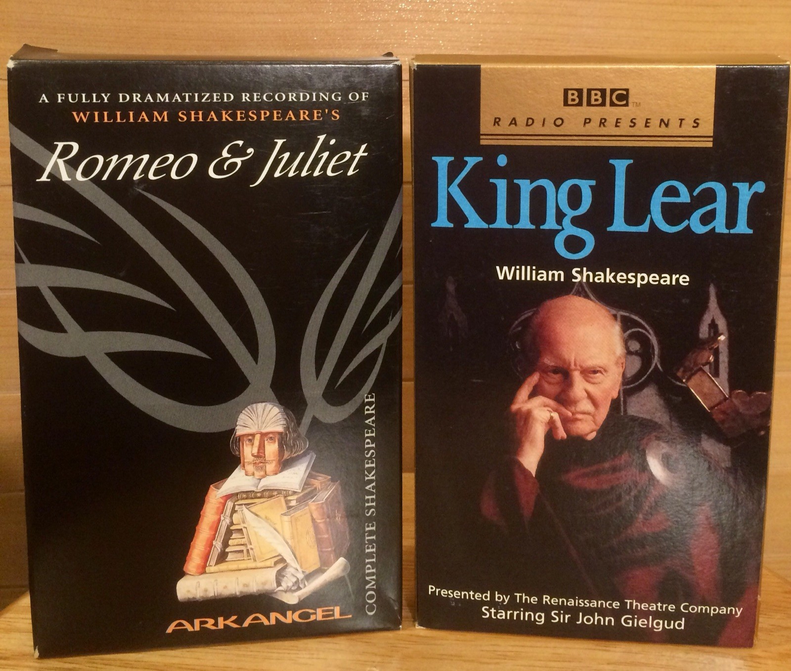 Romeo & Juliet King Lear Shakespeare Books On Tape Lot BBC