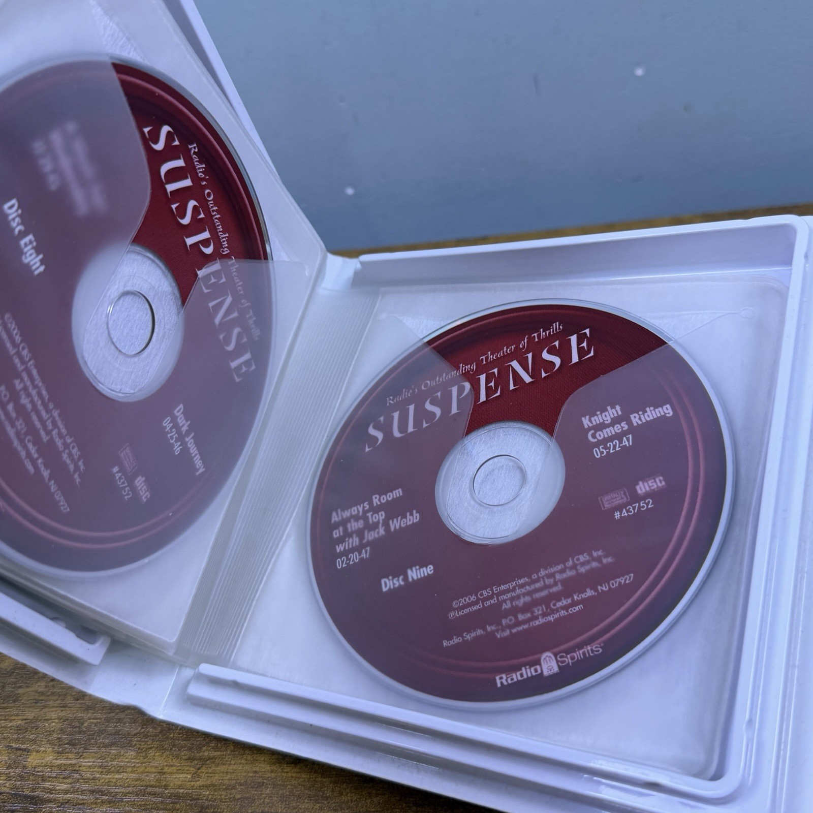 Suspense 10 Disc Horror Audiobook 2006 Radio Spirits 10 Hours & Episodes