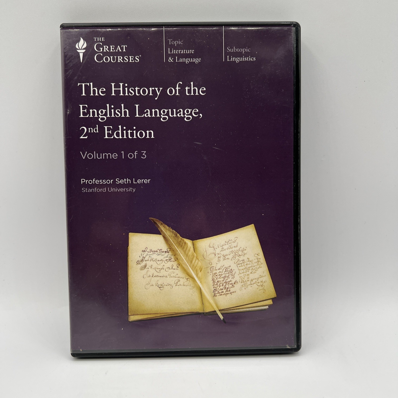 Great Courses: History of the English Language 2nd Ed. 18-CD Set Pre-owned