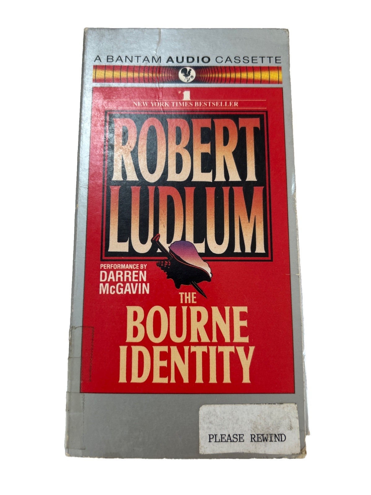 The Bourne Identity, Darren McGavin — Bantam Audio Cassette 2 Tapes set
