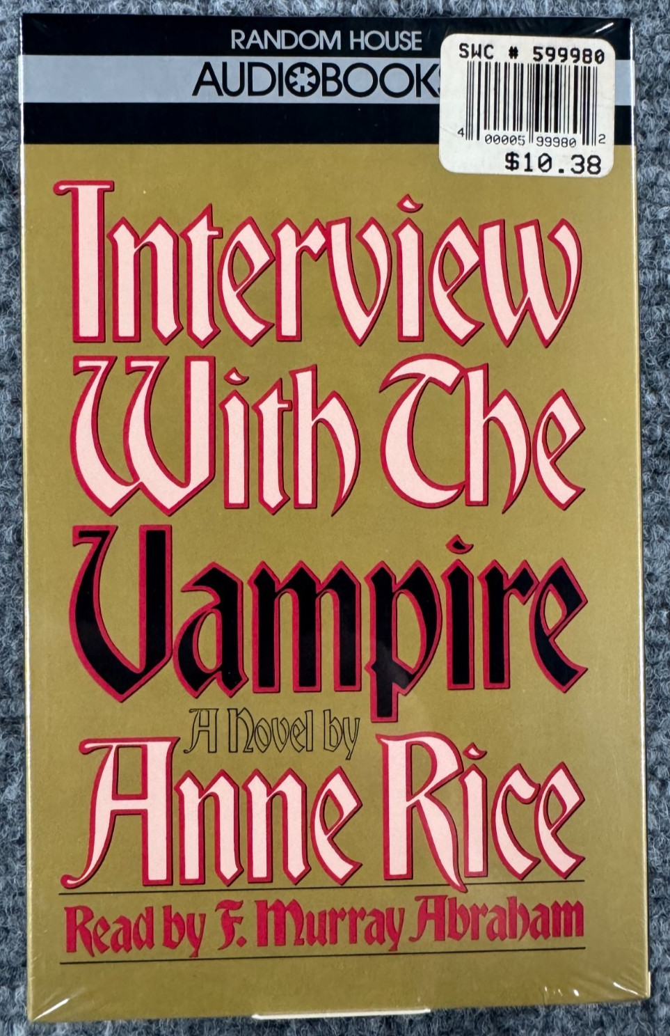 ANNE RICE — Interview with the VAMPIRE — Cassette Tape Audiobooks — NEW Sealed