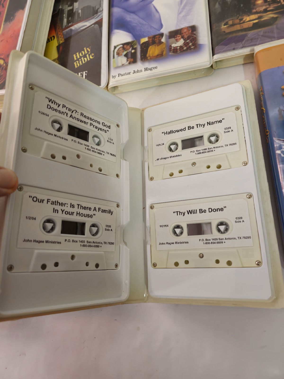 11 John Hagee Ministries Audio Tape Sets 41 Total Cassettes Religious Teachings