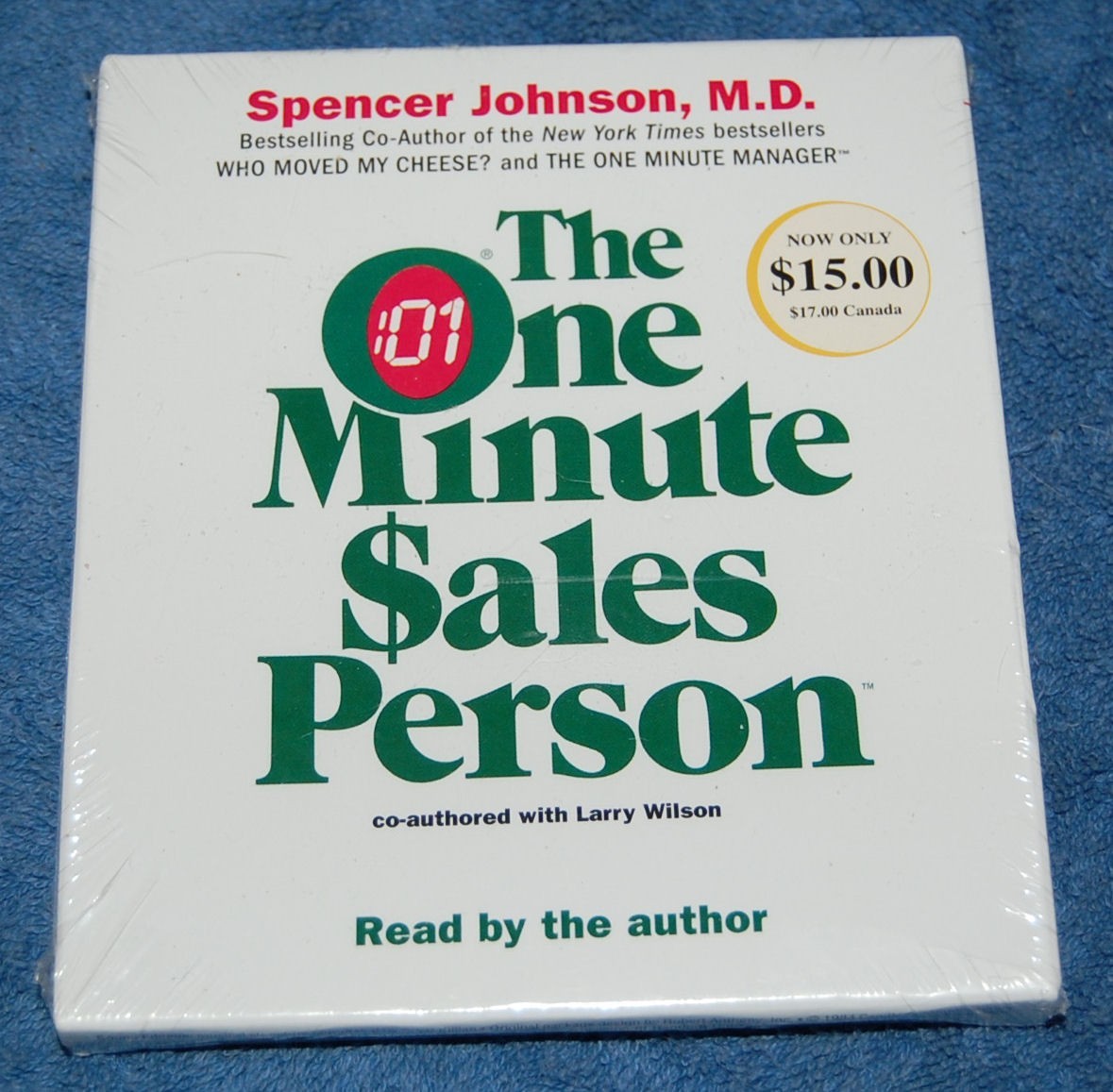 The One Minute Sales Person by Spencer Johnson (1 Audio CD) New & Factory Sealed