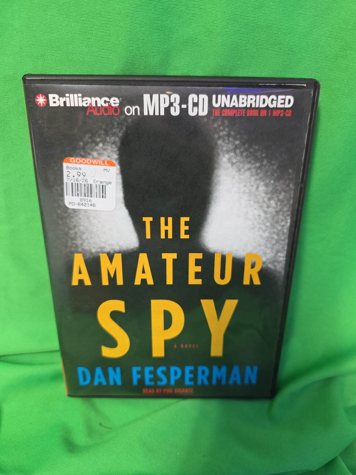 The Amateur Spy: A Novel Fesperman, Dan and Gigante, Phil