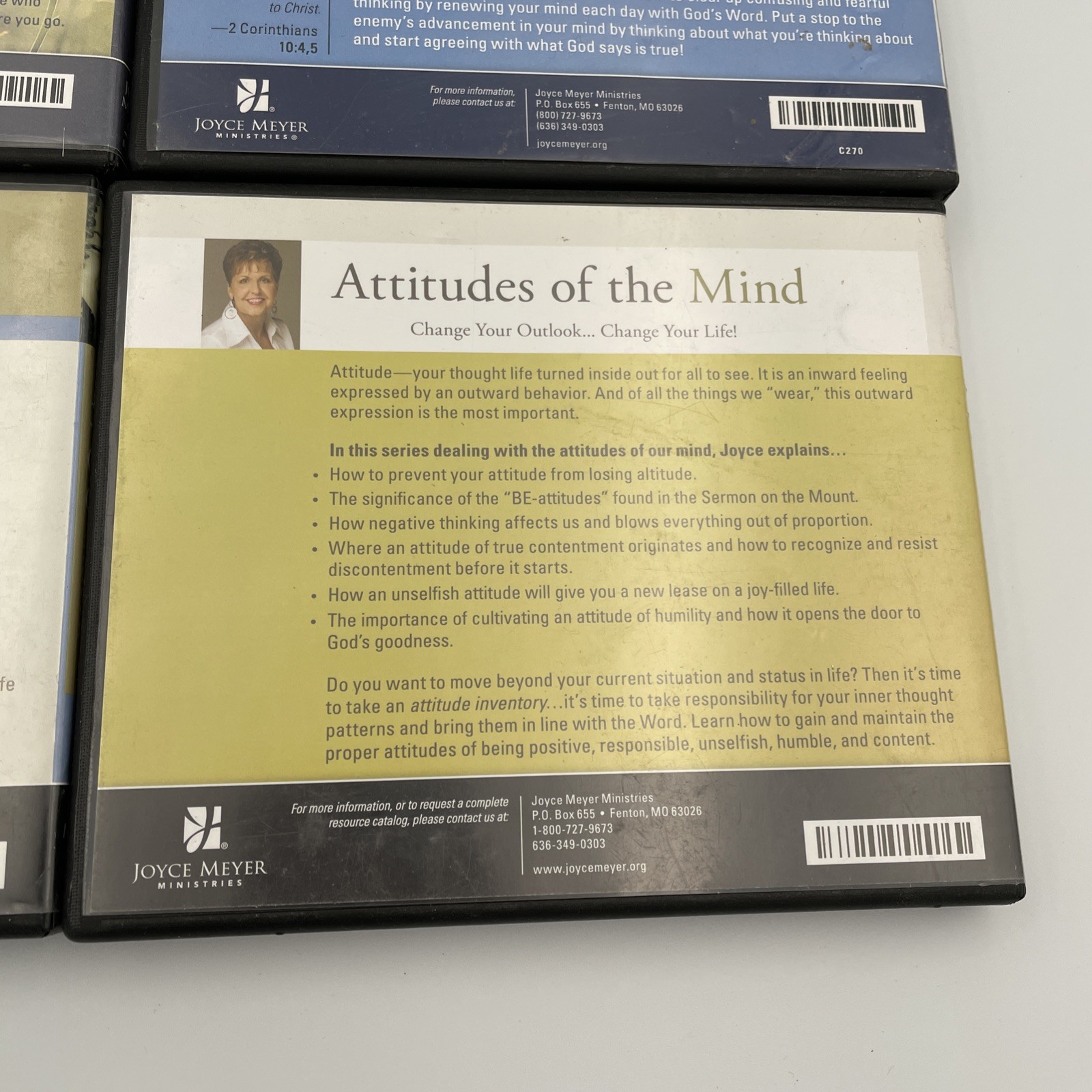 Joyce Meyer Ministries Audio CD Set Christian Living Self Help Biblical-lot of 6