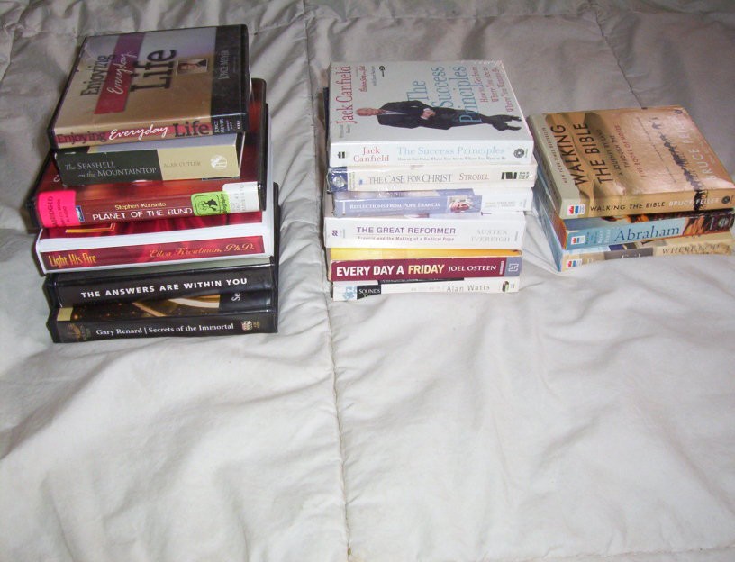 Lot of 15 Audio CD NONFICTION: Inspiration, Faith, Religion/History