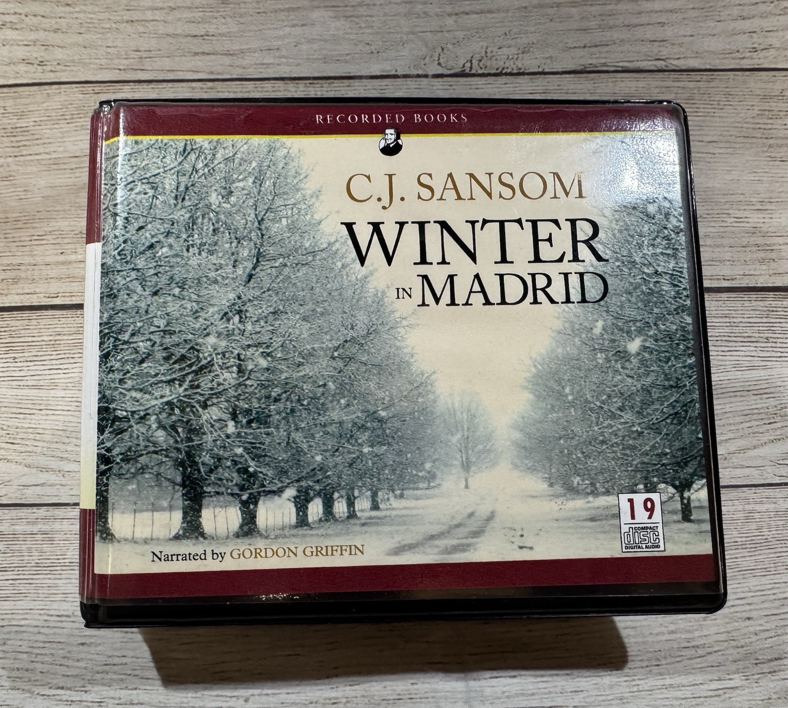 Winter in Madrid (AUDIO CD) C.J. Sansom Recorded Books 19 Discs