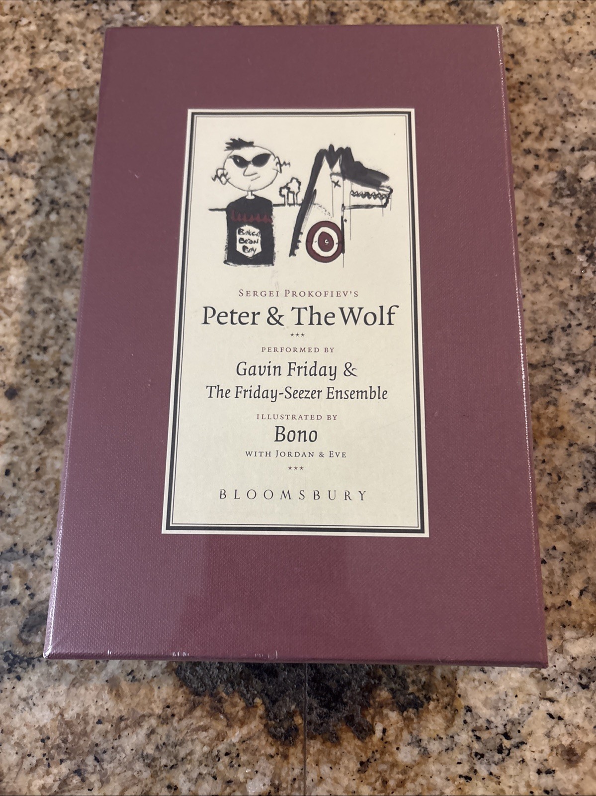 Peter and the Wolf by Bono and Sergei Prokofiev (2003, HC) SEALED 1st Edition