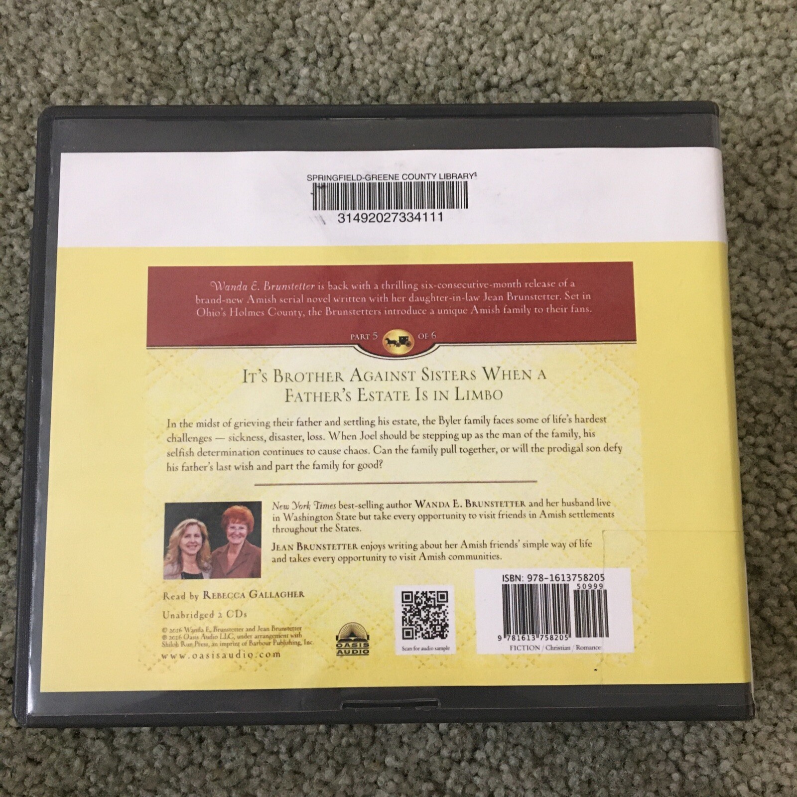 The Divided Family by Wanda E. Brunstetter & Jean Brunstetter Audiobook