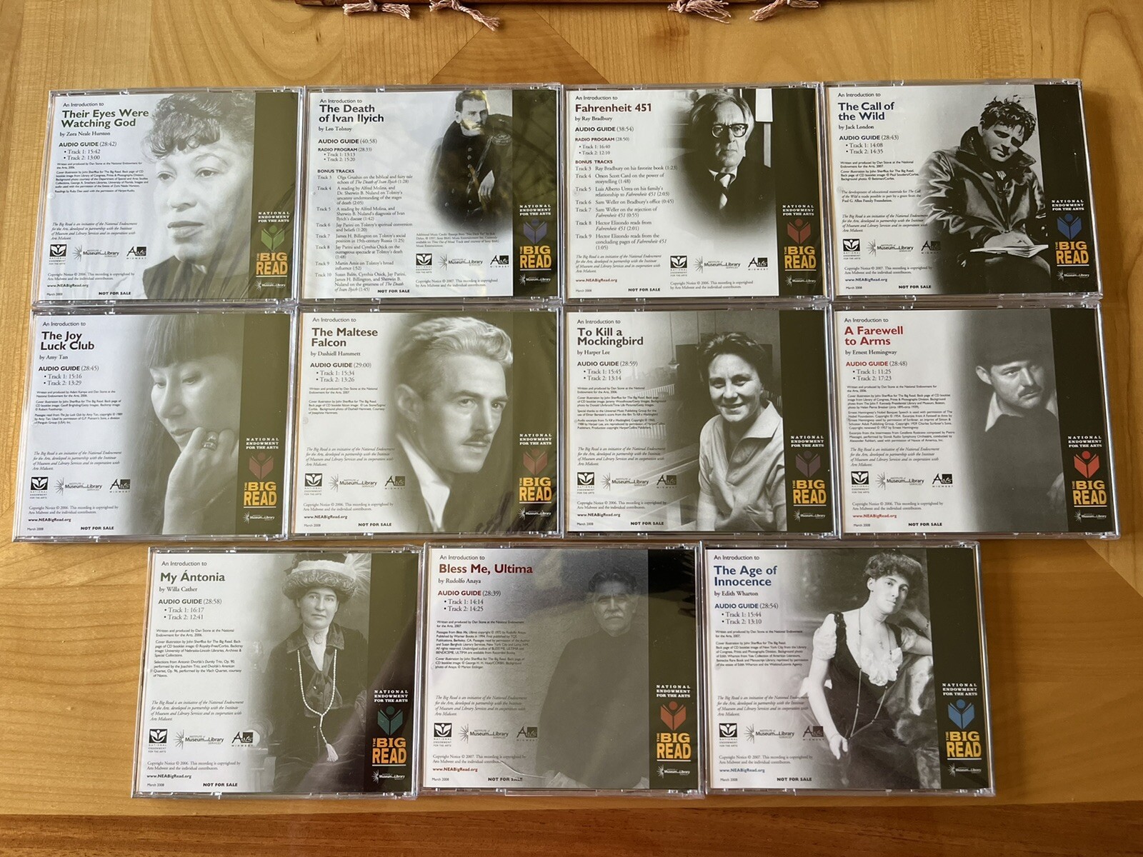 The Big Read CD’s National Endowment for the Arts Lot of 11 New Sealed