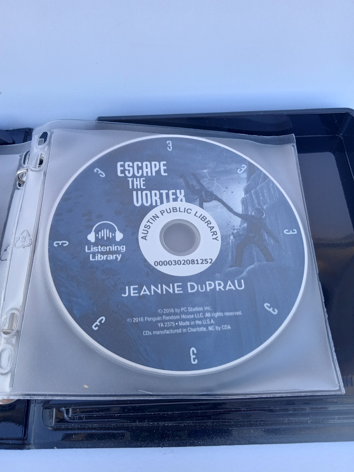 Voyager Ser.: Escape the Vortex Jeanne DuPrau 2016 CD Penguin Random House