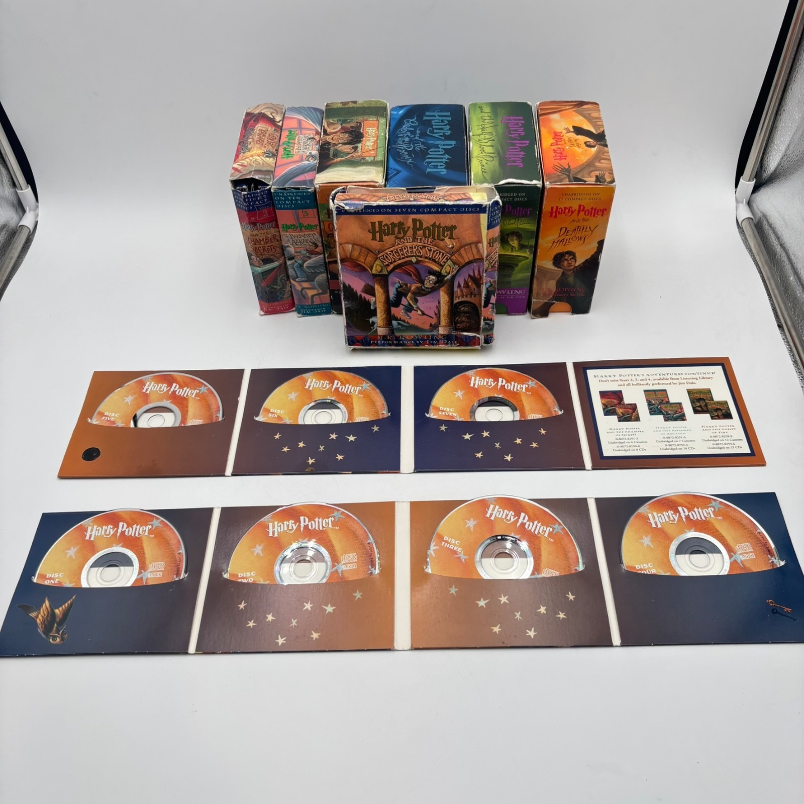 Harry Potter Complete Audiobook CD Set Books 1-7 Jim Dale Unabridged