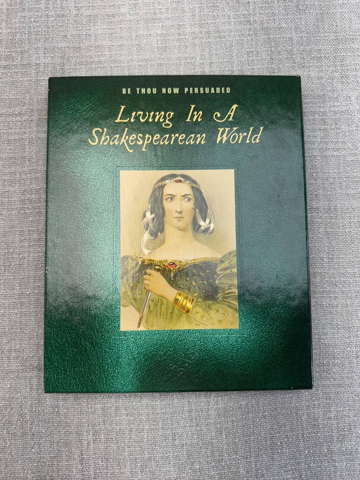 Vintage Be Thou Now Persuaded Shakespearean World 6 Audio CD Box Set Green USA