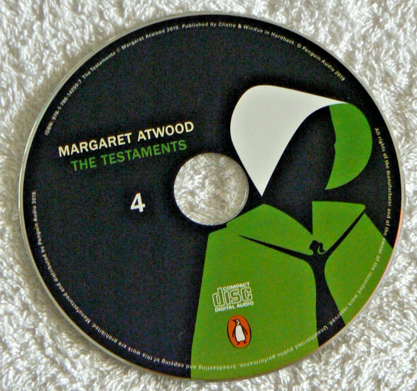 Margaret Atwood The Testaments CD Audiobook. Replacement Unabridged DISC 4 ONLY