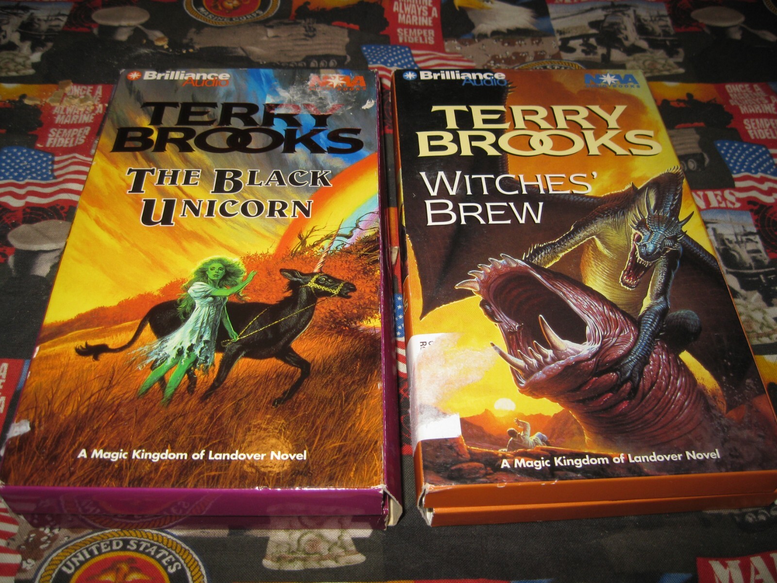 Terry brooks audio book witches brew / The black unicorn ( cassette )