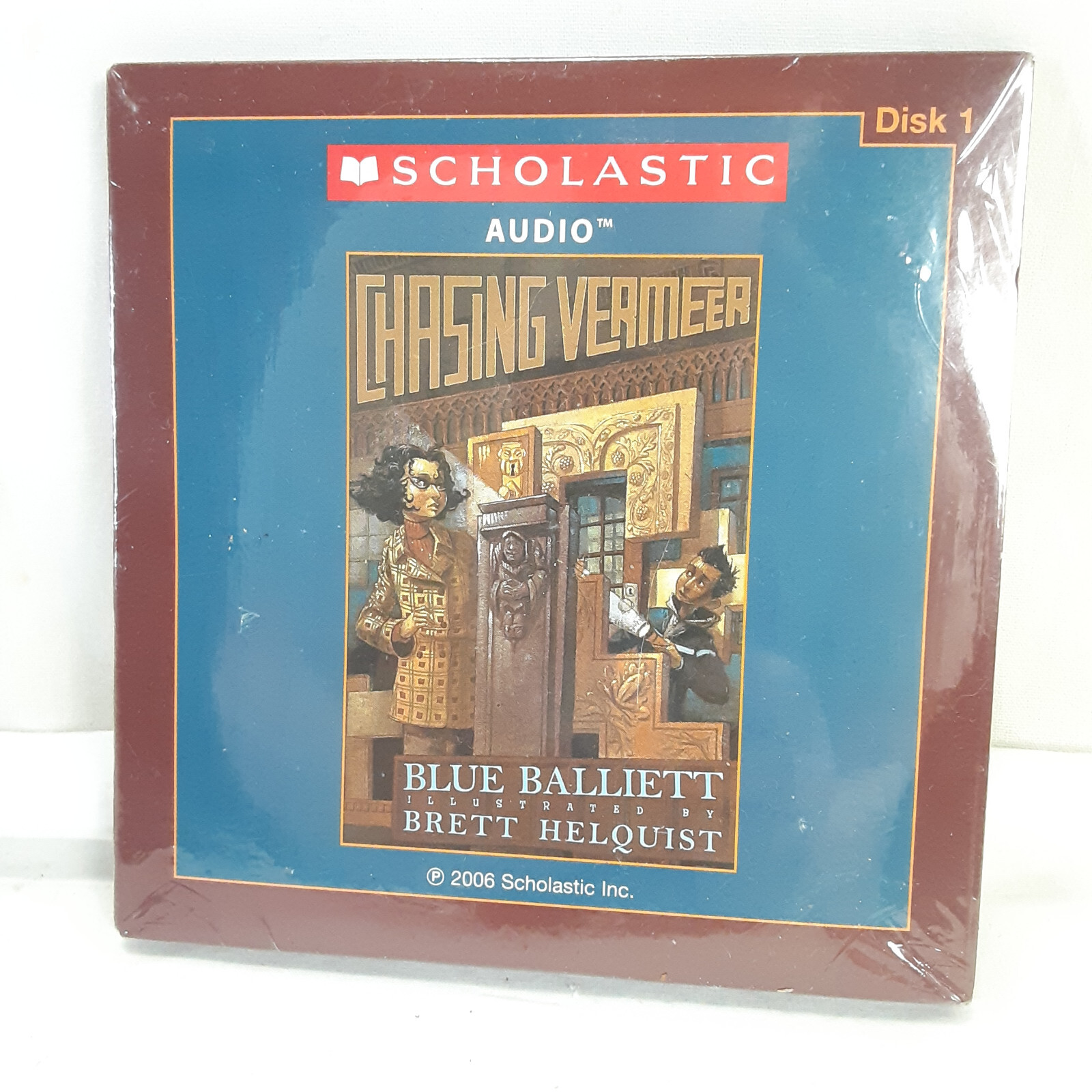 «CHASING VERMEER» Blue Balliett Audio Book On CD Scholastic 2004 New Sealed