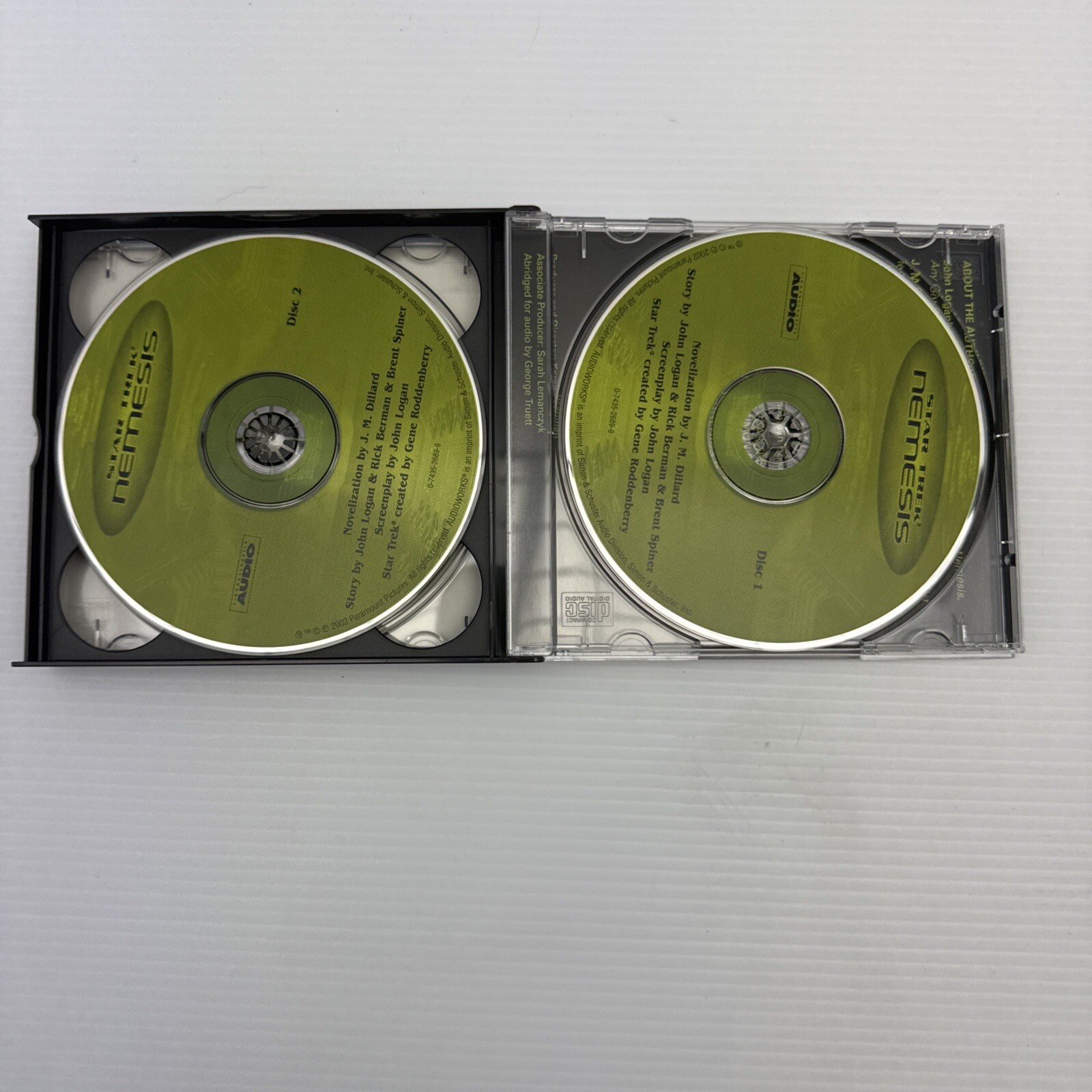 Star Trek: The Next Generation Ser.: Nemesis by J. M. Dillard 2002, 3 CDs LN