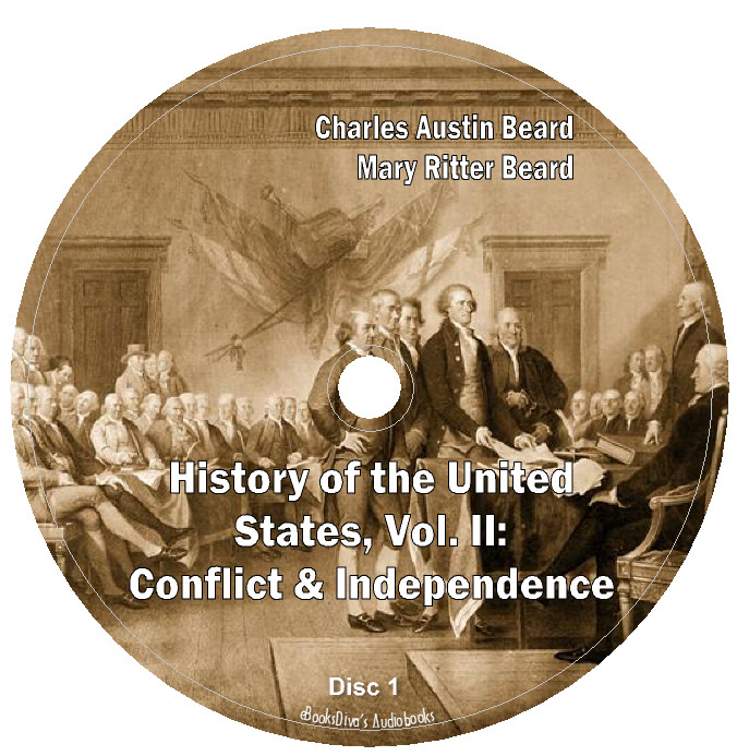 History of the United States Vol 2 Charles & Mary Beard Audiobook in 2 Audio CDs
