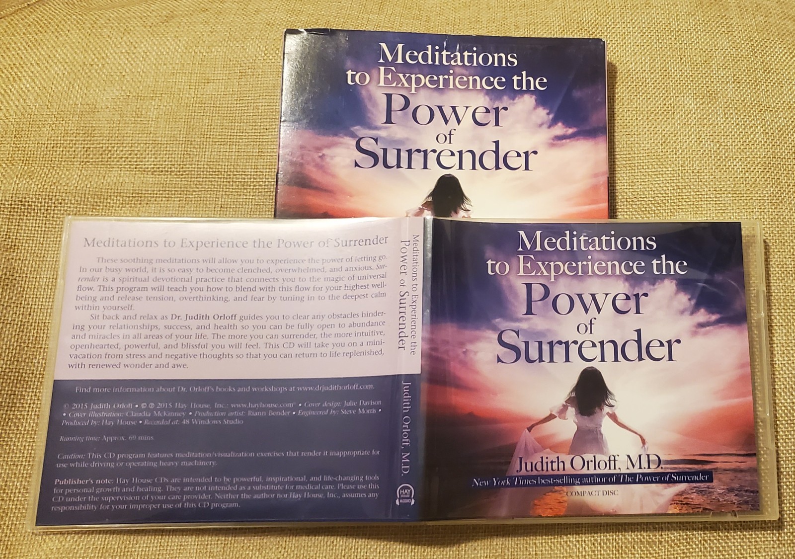 Meditations to Experience the Power of Surrender — Orloff — CD w sleeve — vg