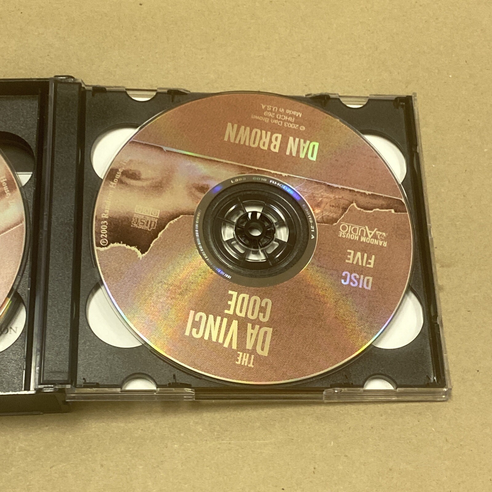 Robert Langdon Ser.: The Da Vinci Code by Dan Brown (2003, Compact Disc,…