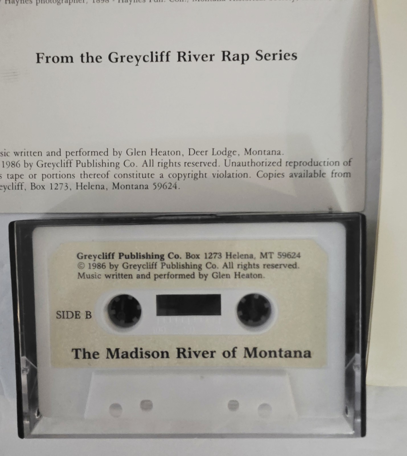 Madison River Fishing Guide Cassette Tape & Booklet
