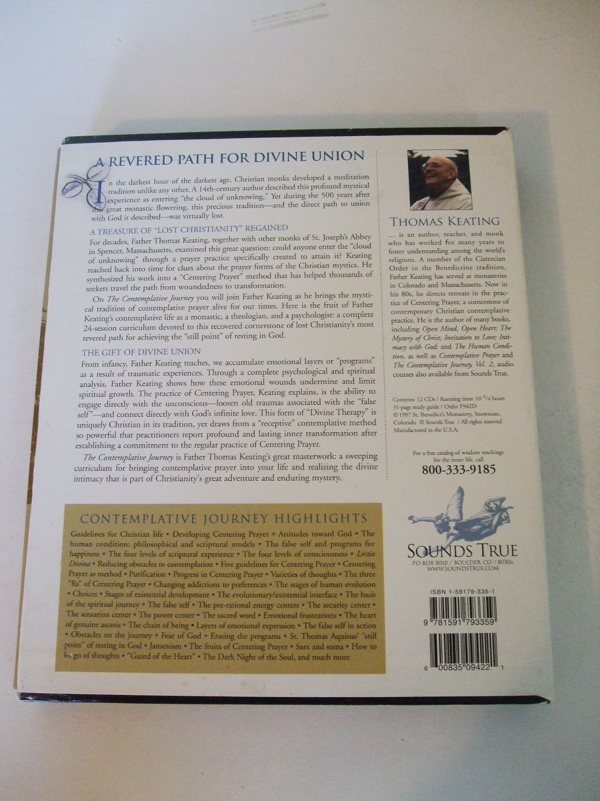 The Contemplative Journey Volume One. 12 CDs. Thomas Keating. Catholic