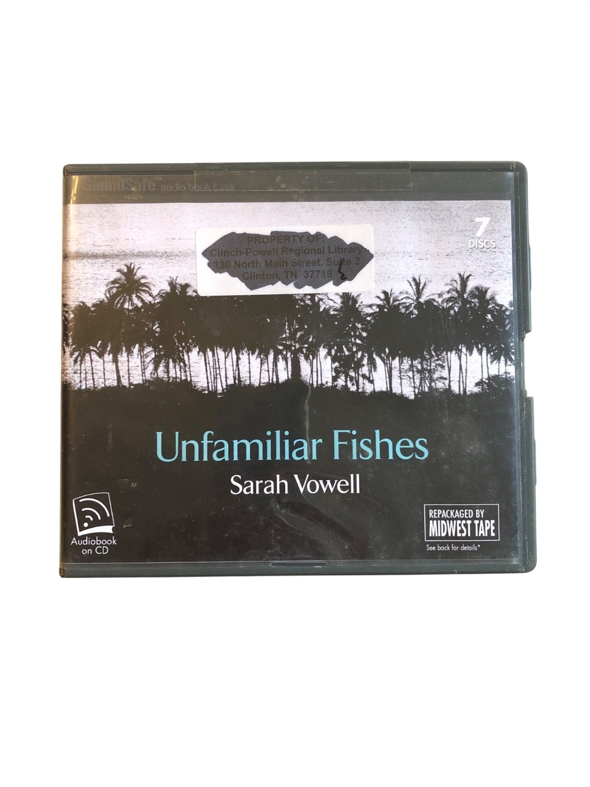 Unfamiliar Fishes Audiobook Sarah Vowell 7 Discs 2011 Simon & Schuster Audio