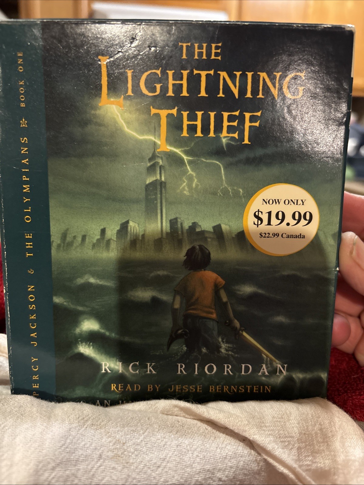 The Lightning Thief By Rick Riodan Audiobook New