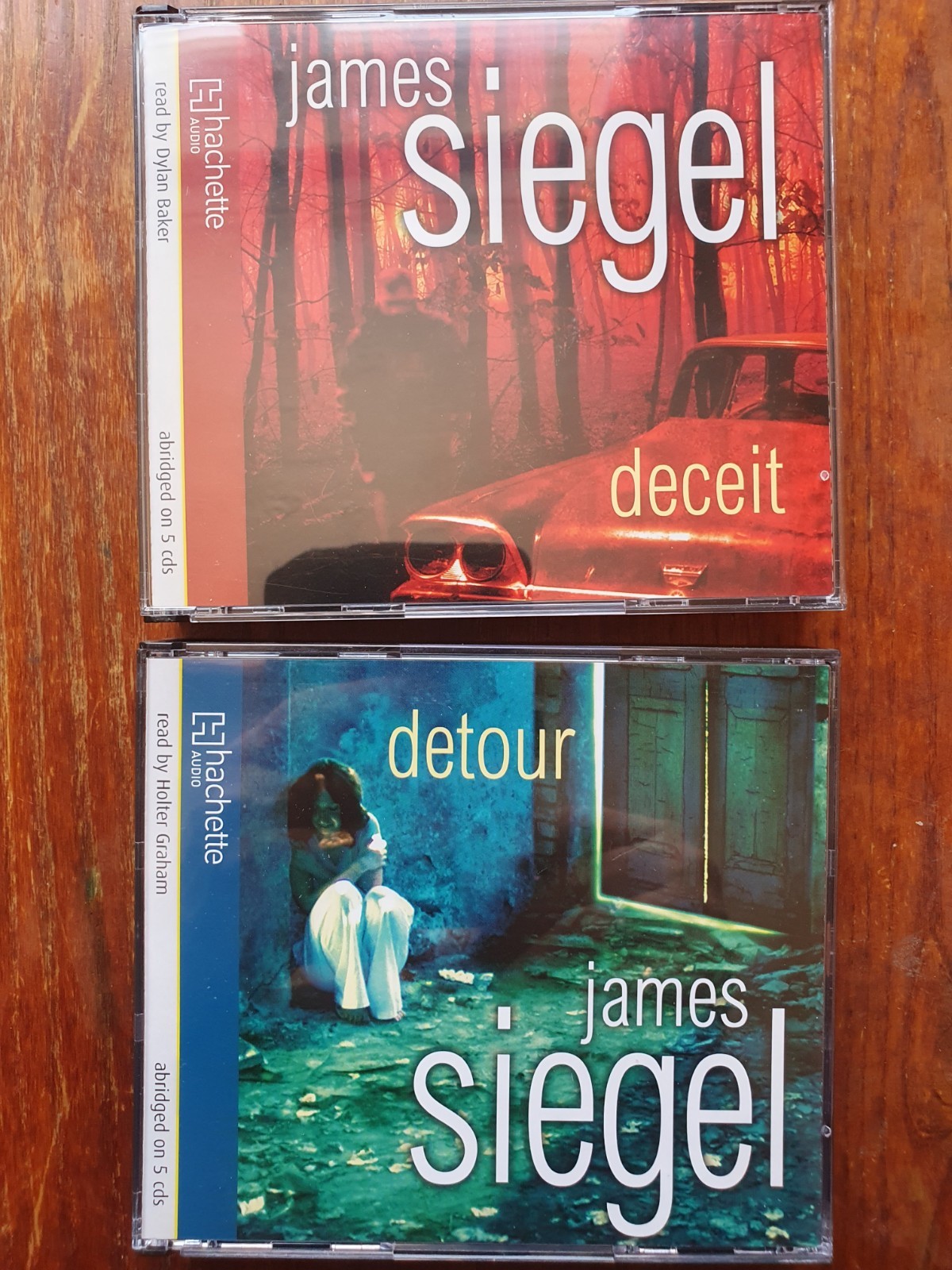 James Siegel Deceit/Detour Audio Cd DISCS LOVELY 10 CDS BOTH ABRIDGED 720mins